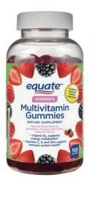 Equate Women's Multivitamin Gummies for General Health, Mixed Berry, 150 Count