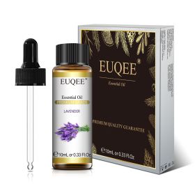 EUQEE 10ml Pure Natural Essential Oil Lavender Jasmine Eucalyptus Vanilla Sandalwood Sweet Orange Lemon Oregano Neroli Fragrance (Color: Lavender, Net Contents: 10ml)