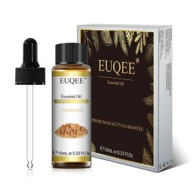 EUQEE 10ml Pure Natural Essential Oil Lavender Jasmine Eucalyptus Vanilla Sandalwood Sweet Orange Lemon Oregano Neroli Fragrance (Color: Frankincense, Net Contents: 10ml)