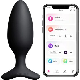 LOVENSE Hush 2 Vibrating Butt Plug, Silicone Anal Vibrator for Men with Remote Control (size: 1.75 in)