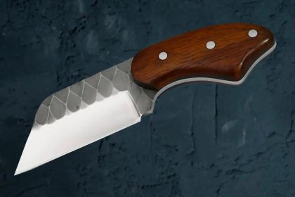 LAVIS | Skinner | High Carbon Steel Blade | Beautiful Hammer Mark | Wooden Hanlde (Handle: Tali Wood)